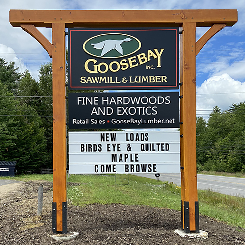 Goosebay Sawmill & Lumber Inc Sign