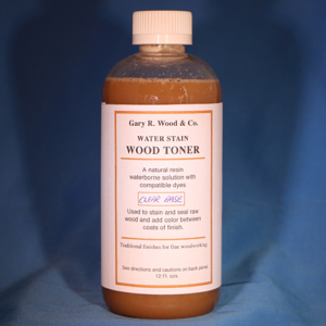 photo of a bottle of G R Wood & Co Wood Toner