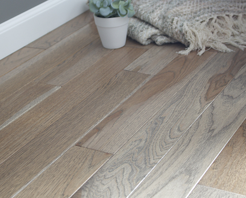 Photo of Maine Traditions Classic Collection Flooring Hickory Kodiak Stain
