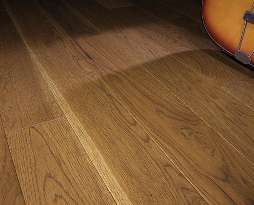 Photo of Maine Traditions Classic Collection Flooring Hickory Saddle Stain