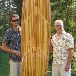 The Cruiser 9’0″ Wooden Surf Board